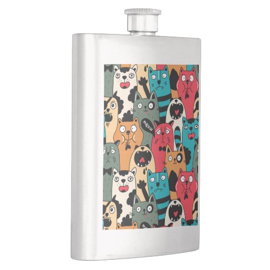 Flasque La Crowd of cats (Droite)