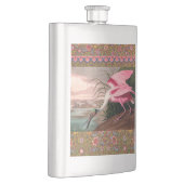 Flasque La faune des oiseaux d'Audubon de Spoonbill Roseat (Droite)