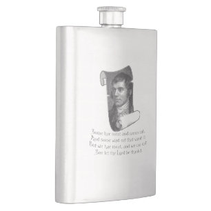 Flasque La Grâce Selkirk Burns Night Supper Prière Grey