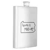 Flasque La maison est Pee-Ay Pennsylvania (Droite)