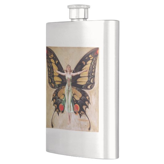 Flasque La métamorphose de la fille Flapper au papillon 19 (Gauche)