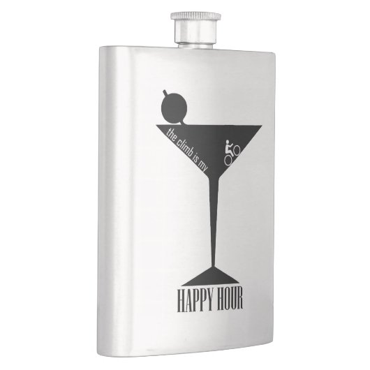 Flasque La Montée Est Mon Heureuse Heure (Droite)