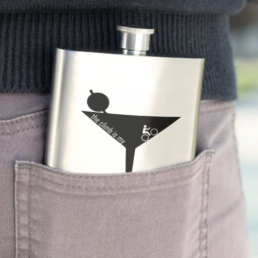 Flasque La Montée Est Mon Heureuse Heure (En situation)