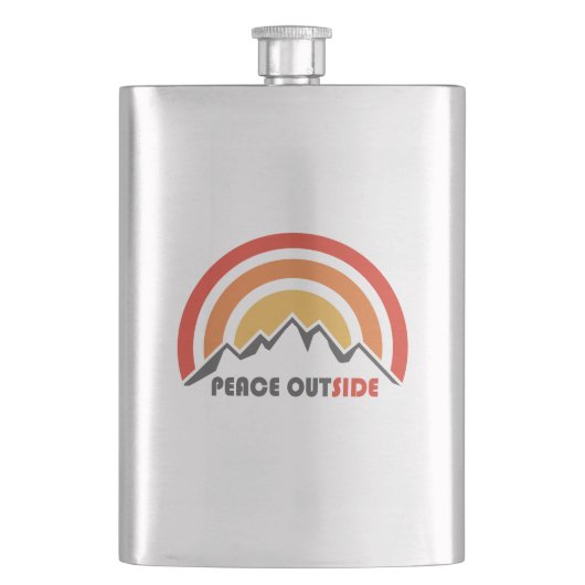 Flasque La Paix À L'Extérieur (devant)