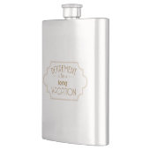 Flasque La retraite a lieu comme de longues vacances (Gauche)