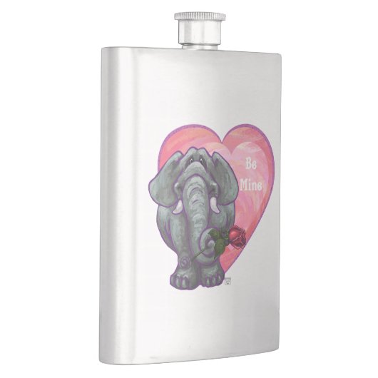 Flasque La Saint-Valentin des éléphants (Droite)