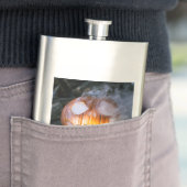 Flasque La tête Jack-o-Lantern d'un cavalier sans tête (En situation)