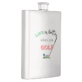 Flasque La vie est meilleure quand vous Golf, Cool (Droite)