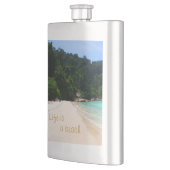 Flasque La vie est une plage (Gauche)