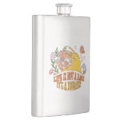 Flasque La vie n'est pas une course, c'est un voyage (Droite)