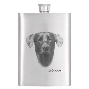 Flasque Labrador Dog personnalisable