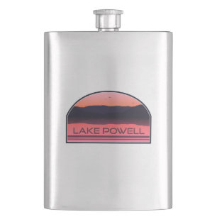 Flasque Lac Powell Arizona Utah Red Sunrise