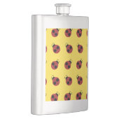 Flasque Ladybug 60s rétro cool rouge jaune (Droite)