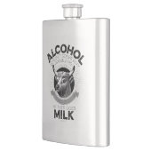 Flasque L'alcool contre le lait (Gauche)