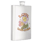 Flasque L'Amour L'Un L'Autre | Design floral lunaire (Droite)