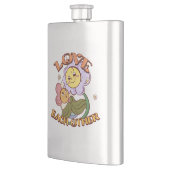 Flasque L'Amour L'Un L'Autre | Design floral lunaire (Gauche)