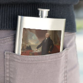 Flasque Lansdowne Portrait : Le président américain George (En situation)