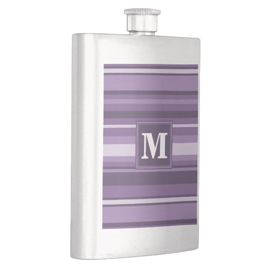 Flasque Lavande monogramme (Droite)