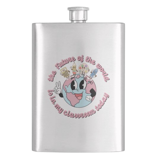 Flasque L'avenir du monde est dans ma classe (devant)