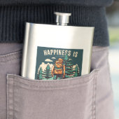 Flasque Le Bonheur N'Est Pas Un Backpacking Wifi (En situation)