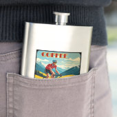 Flasque Le café fait que cela arrive Cyclisme (En situation)