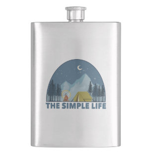 Flasque Le Camping Simple Life