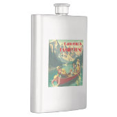 Flasque Le Canoë Est Un Plaisir Familial (Droite)