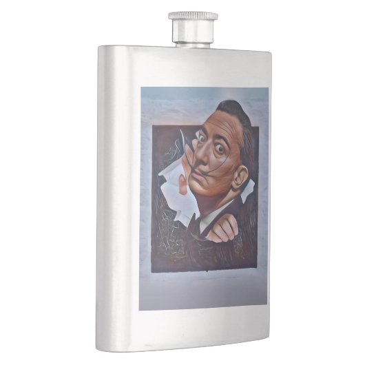 Flasque Le Carré noir de Dali (Droite)