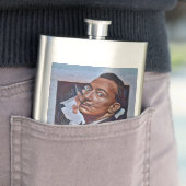 Flasque Le Carré noir de Dali (En situation)