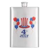Flasque Le classique de la fête de l'indépendance du 4 jui (devant)