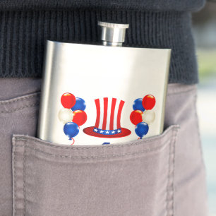 Flasque Le classique de la fête de l'indépendance du 4 jui