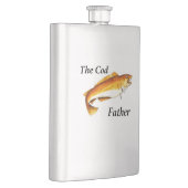 Flasque Le Cod Père idéal de pêche présent. (Droite)