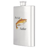 Flasque Le Cod Père idéal de pêche présent. (Gauche)