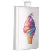 Flasque Le cône de glace classique de SlipperyJoe's vibran (Droite)