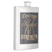Flasque Le Courage Pousse La Force (Droite)