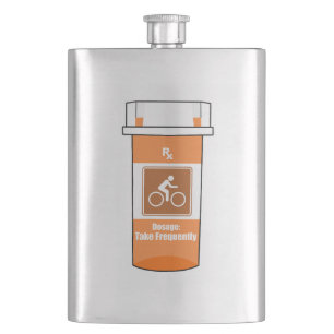 Flasque Le cyclisme est ma drogue