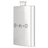 Flasque Le Cyclisme Vous Rend Heureux (Gauche)