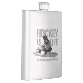 Flasque Le hockey c'est la vie (Droite)