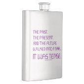 Flasque Le mot tendu de SlipperyJoe passé le violet futur  (Droite)