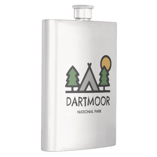 Flasque Le Parc national de Dartmoor (Droite)