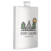 Flasque Le Parc national de North Cascades (Droite)