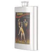 Flasque Le Sandow Eugen Sandow Vaudeville Weightlifter (Gauche)