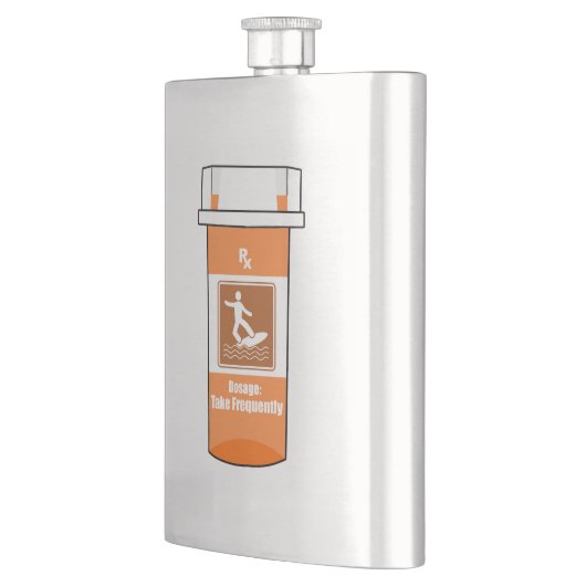 Flasque Le surf est ma drogue (Gauche)