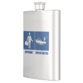 Flasque Le Travail Est Important, La Pêche Est Importante (Gauche)