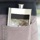 Flasque Leopard sur un arbre (En situation)