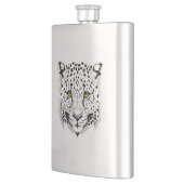 Flasque Leopard Wild Animal Nature Illustration Art tatoua (Gauche)