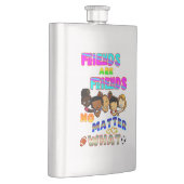 Flasque Les amis sont des amis quoi qu'il arrive (Droite)