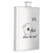 Flasque Les as au-dessus du reste Monogrammé (Droite)