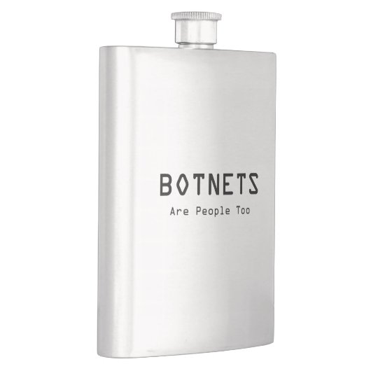 Flasque Les botnets sont aussi des gens (Droite)