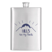 Flasque Les collines sont mes frissons (devant)